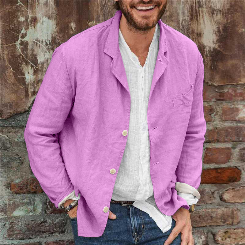 Max Casual Linen Blazer for Men Premium Comfort and Refined Style for Any Occasion