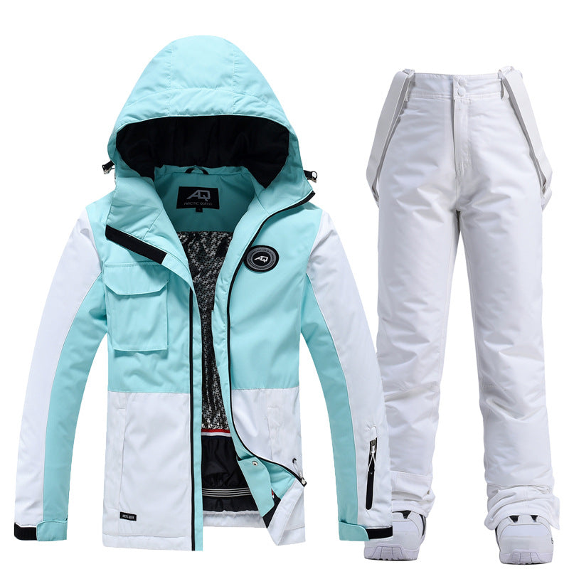 Women’s Two-Piece Ski Suit – Water-Resistant Jacket and Pants – Windproof – Tailored Fit
