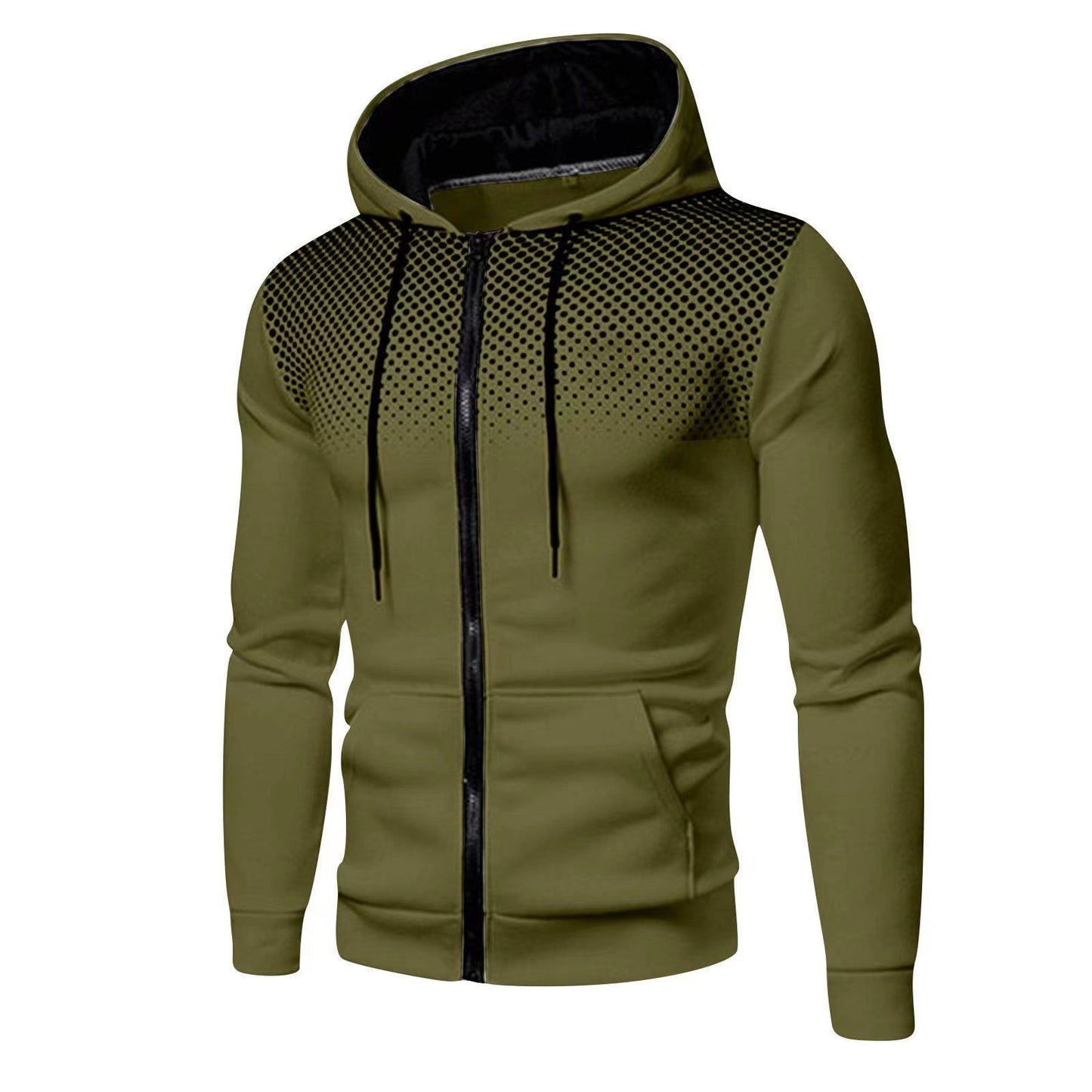 Men's Hooded Vest Slim Fit Soft Knit Zip Front Perforated Design Nordisk Flair Collection