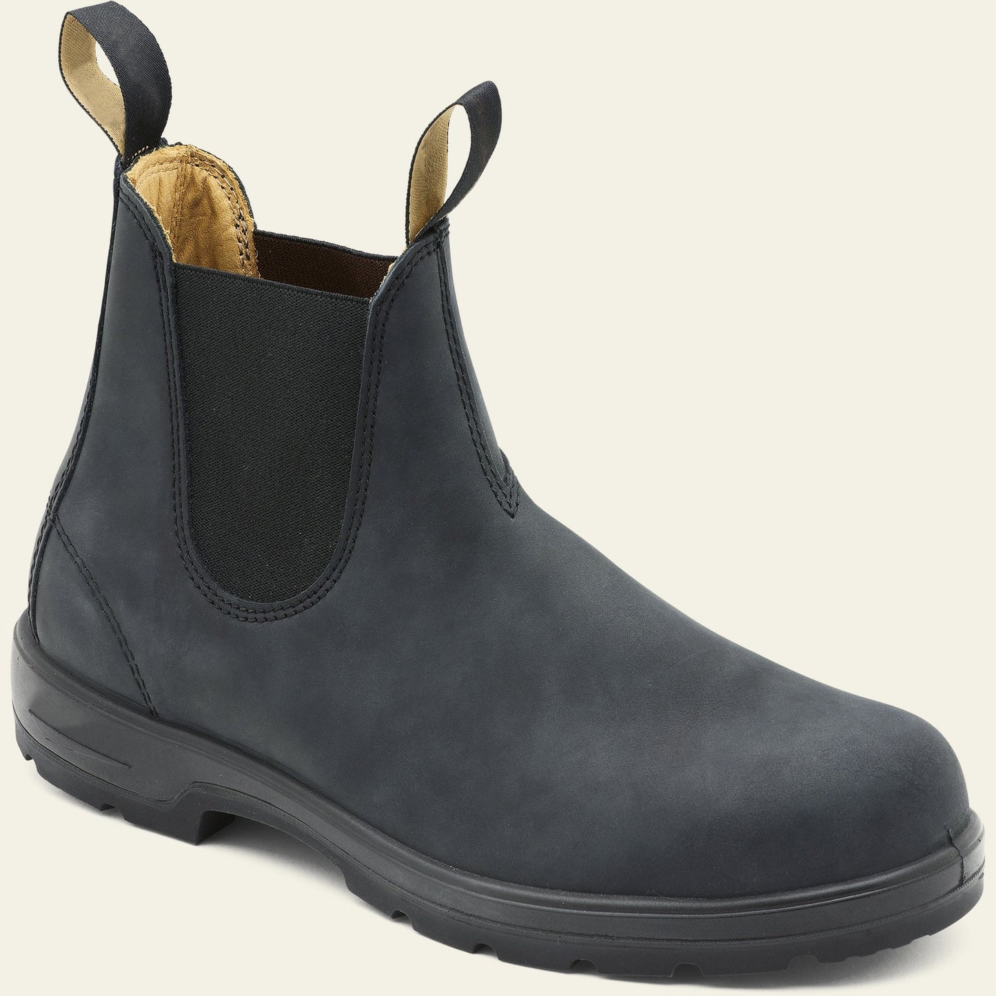 Men's Chelsea Boots Slip On Ankle Elastic Panels Rugged Sole For Modern Men Everyday Confidence