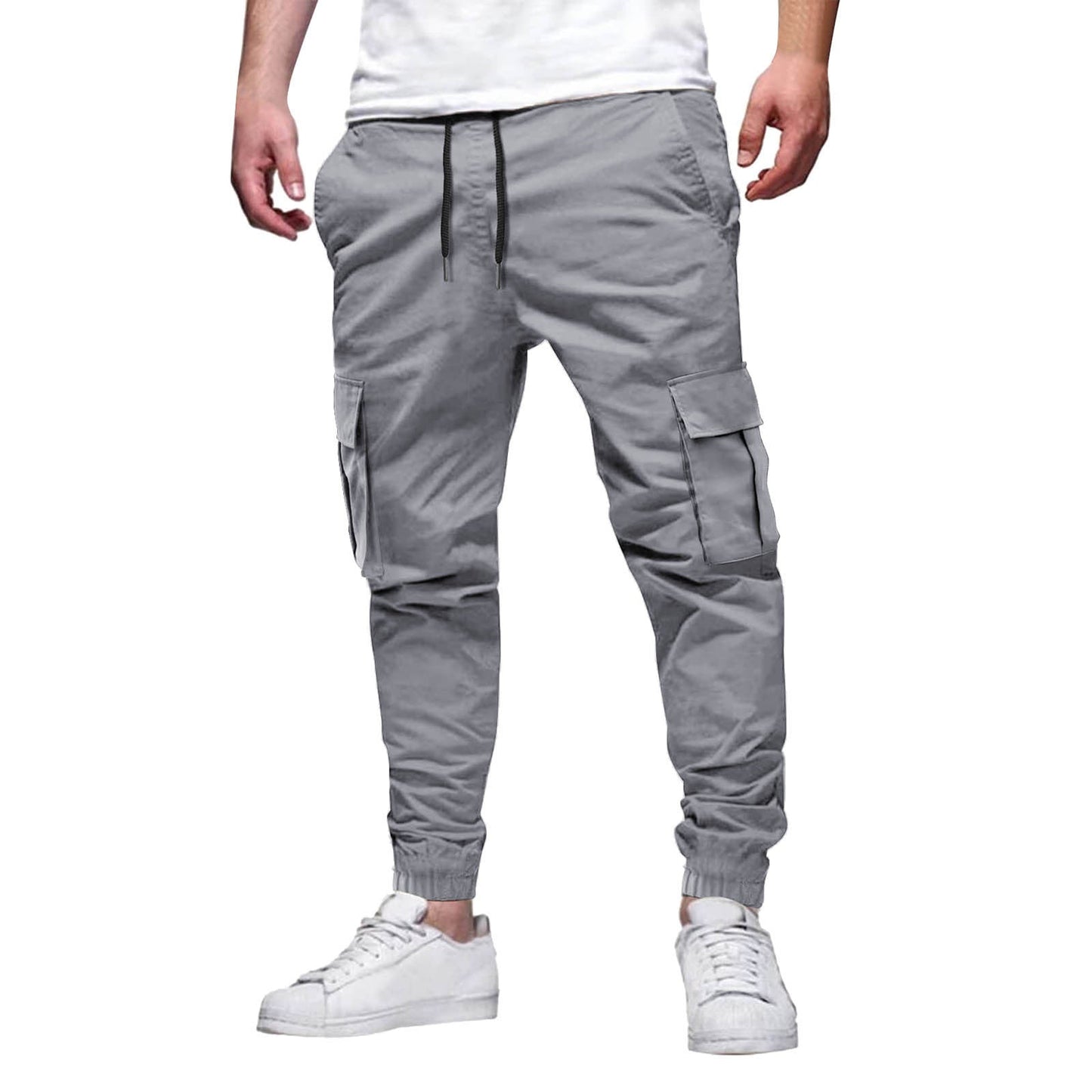 Cargo Jogger Pants For Men Slim Fit Stretch Cotton Comfort