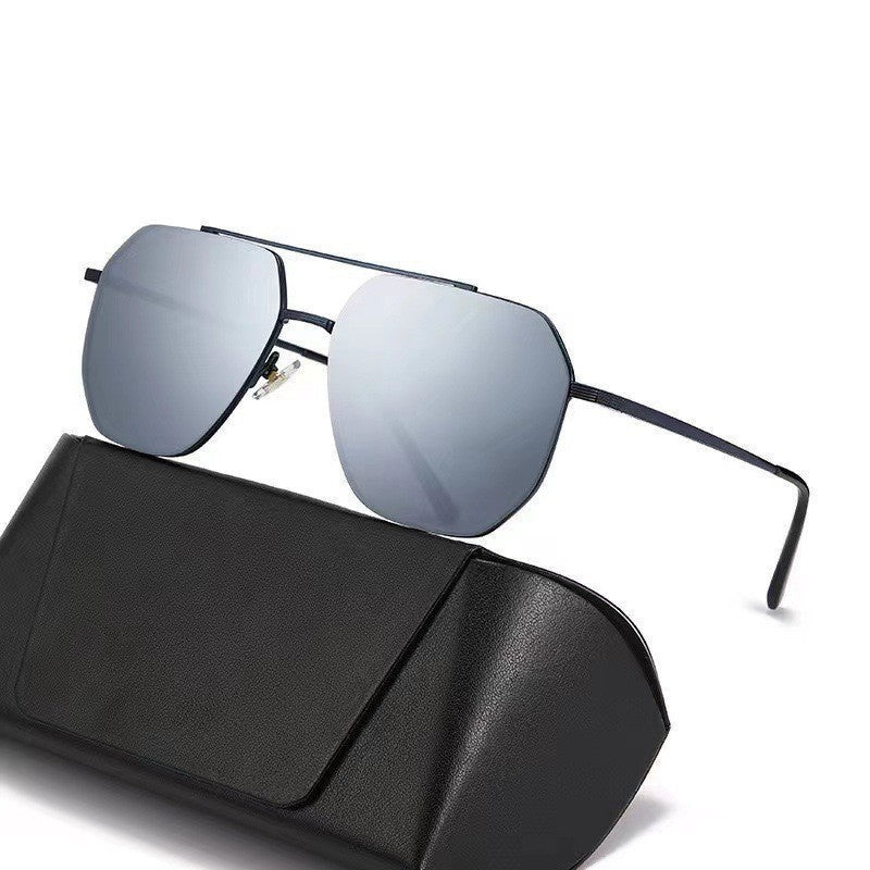 Men Metal Frame Sunglasses Bold Fashion Eyewear With Lightweight Comfort And UV Protection