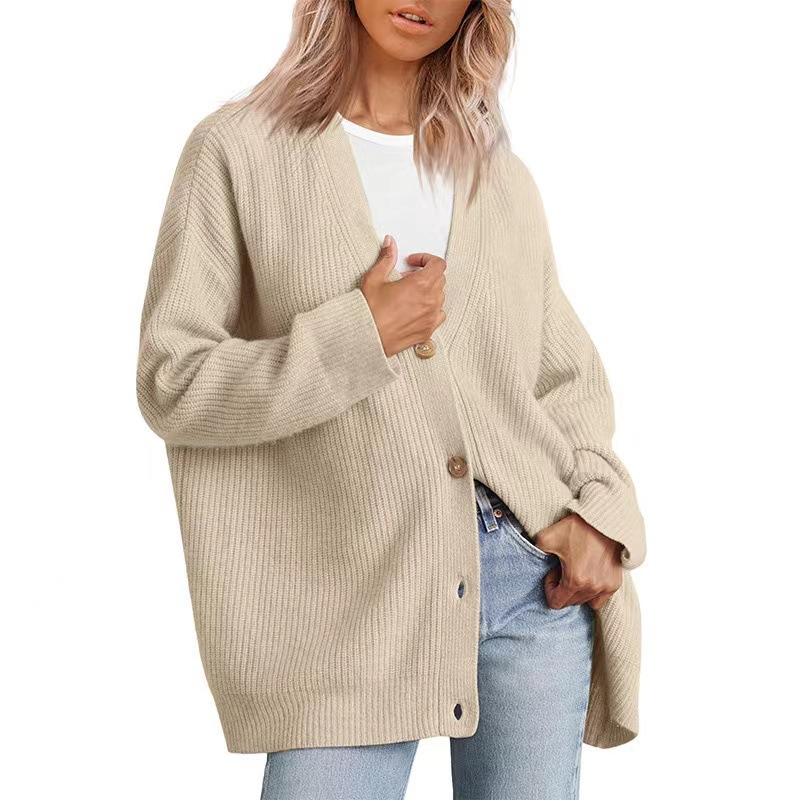 Women’s Oversized Knit Cardigan | Buttoned