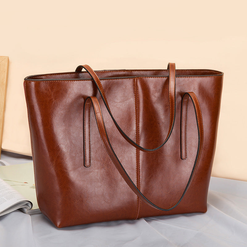 TrendAura Andrea Tote Bag - Structured Silhouette With Spacious Interior For Everyday Use