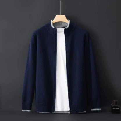 Max Zipper Cardigan For Men Comfortable Everyday Wear Versatile Casual To Formal