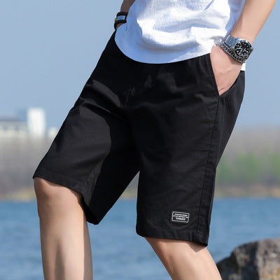Mens Relaxed Fit Knee Length Cotton Shorts Breathable Everyday Use For Summer Casual Comfort