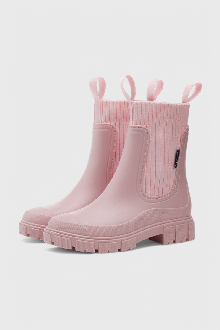 Women's Chelsea Boots with Waterproof Design and Sturdy Sole
