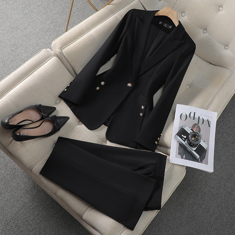 Women's Blazer – Tailored Fit – Single Closure – Sharp Lapels – Business Look