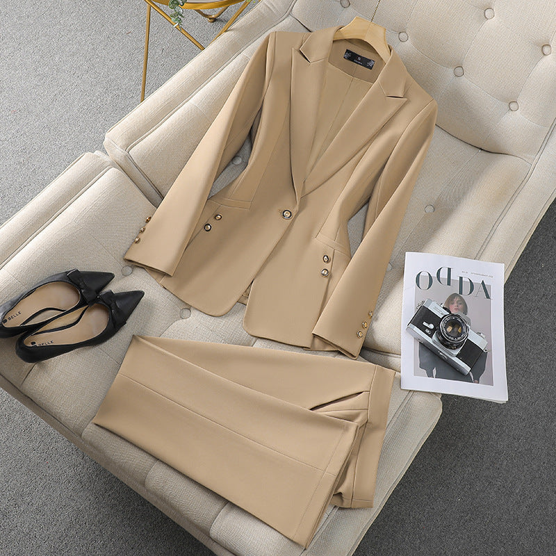 Women's Blazer – Tailored Fit – Single Closure – Sharp Lapels – Business Look