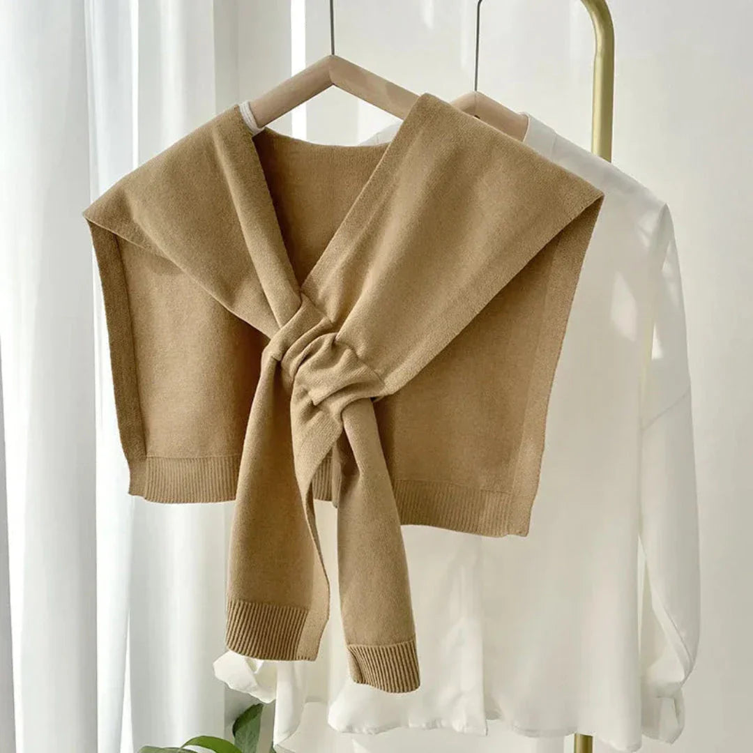 Olga Preppy Knit Shawl
