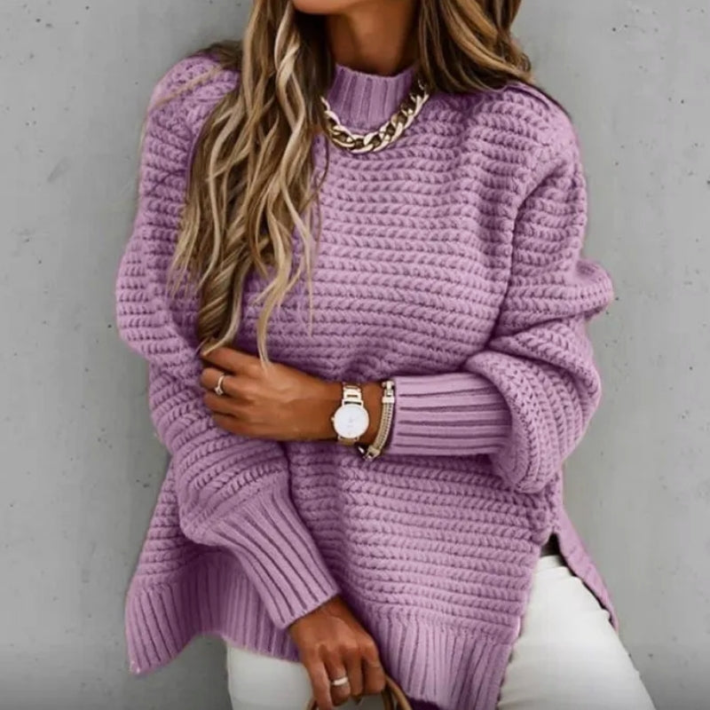 LEA Cozy Winter Knit Sweater For Women Thick Warmth And Soft Feel Elegant Everyday