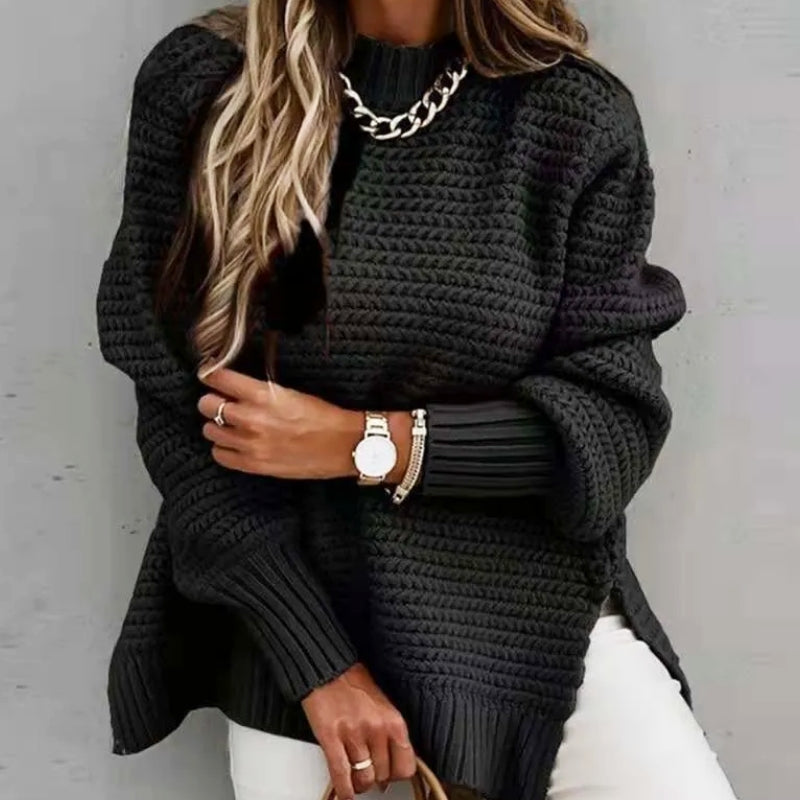 LEA Cozy Winter Knit Sweater For Women Thick Warmth And Soft Feel Elegant Everyday