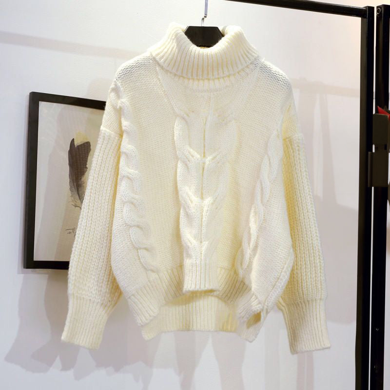 Sophie Thick Knit Turtleneck Sweater For Women Cozy Luxury Warmth Elegant Fit All Day Comfort