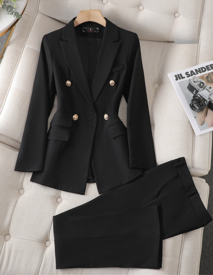 Isabel Blazer Pants Suit For Women Professionals Timeless Professional Look With Modern Comfort