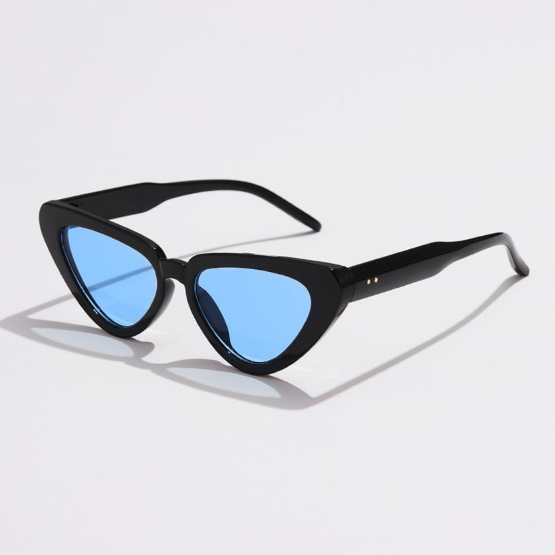 Onyx Elegance Cat-Eye Sunglasses