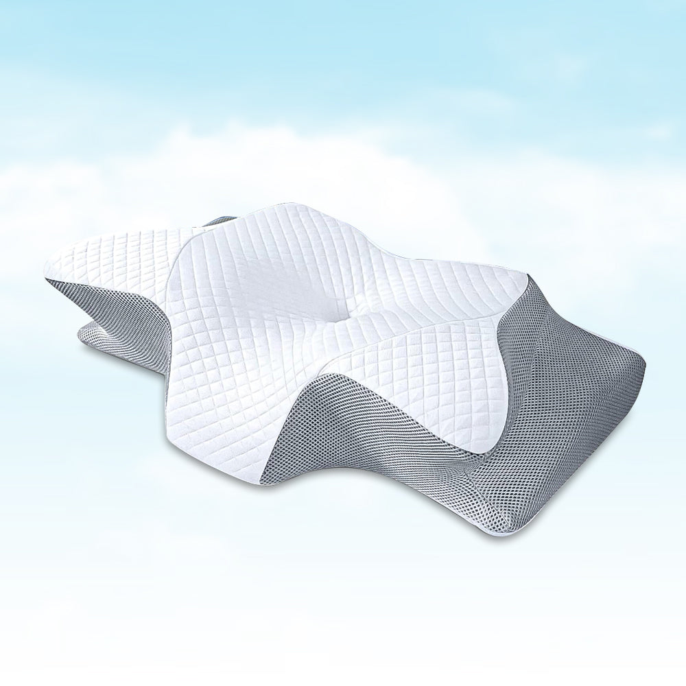 OrthoSleep Pro Orthopedic Memory Foam Pillow For Neck And Back Pain Relief Ergonomic Comfort