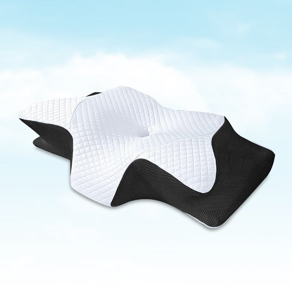 OrthoSleep Pro Orthopedic Memory Foam Pillow For Neck And Back Pain Relief Ergonomic Comfort