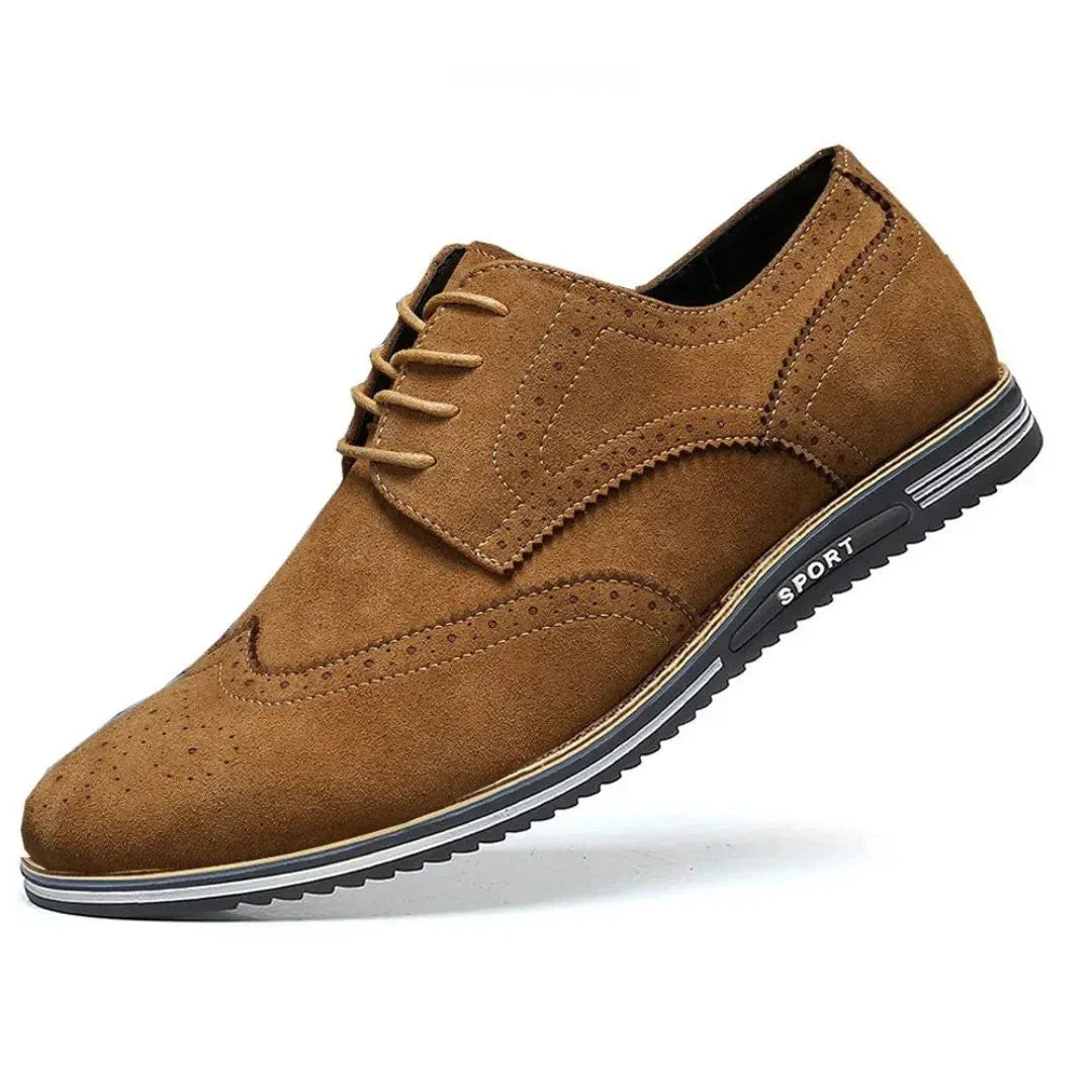 Oscar Suede Wingtip Sneakers