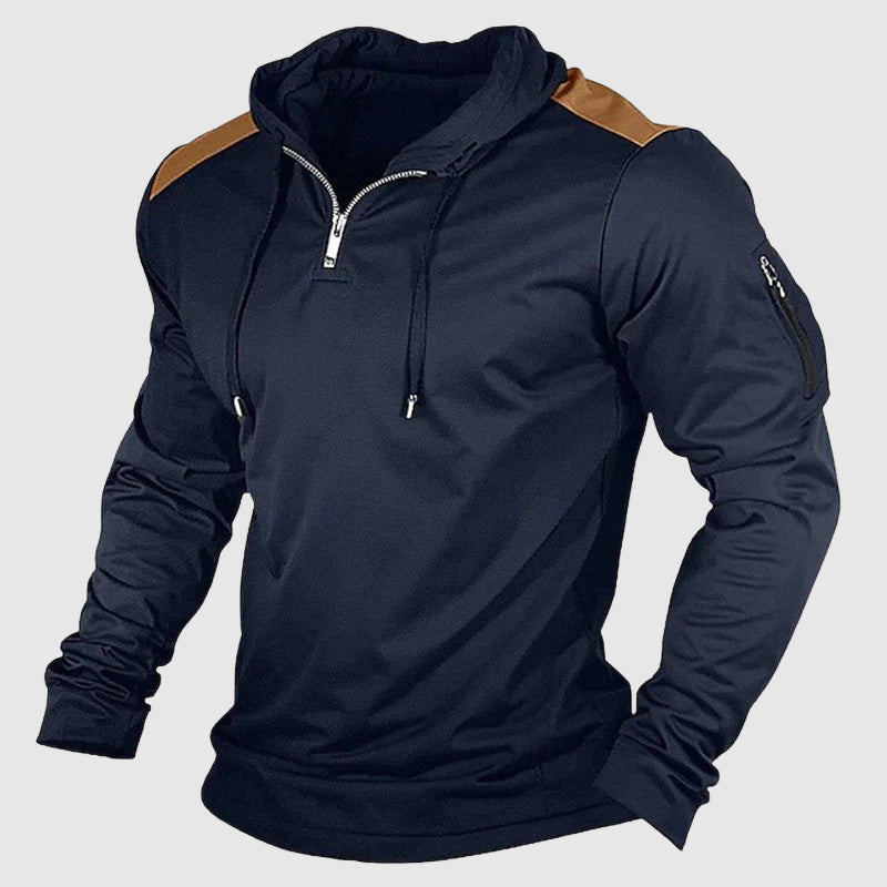 Outdoor Streetwear Zip Up Men's Casual Hoodie By TrendAura Lightweight Comfort And Superior Material For City Streets