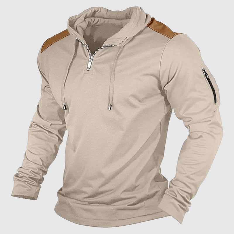Outdoor Streetwear Zip Up Men's Casual Hoodie By TrendAura Lightweight Comfort And Superior Material For City Streets