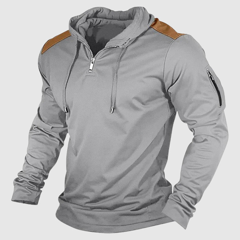 Outdoor Streetwear Zip Up Men's Casual Hoodie By TrendAura Lightweight Comfort And Superior Material For City Streets