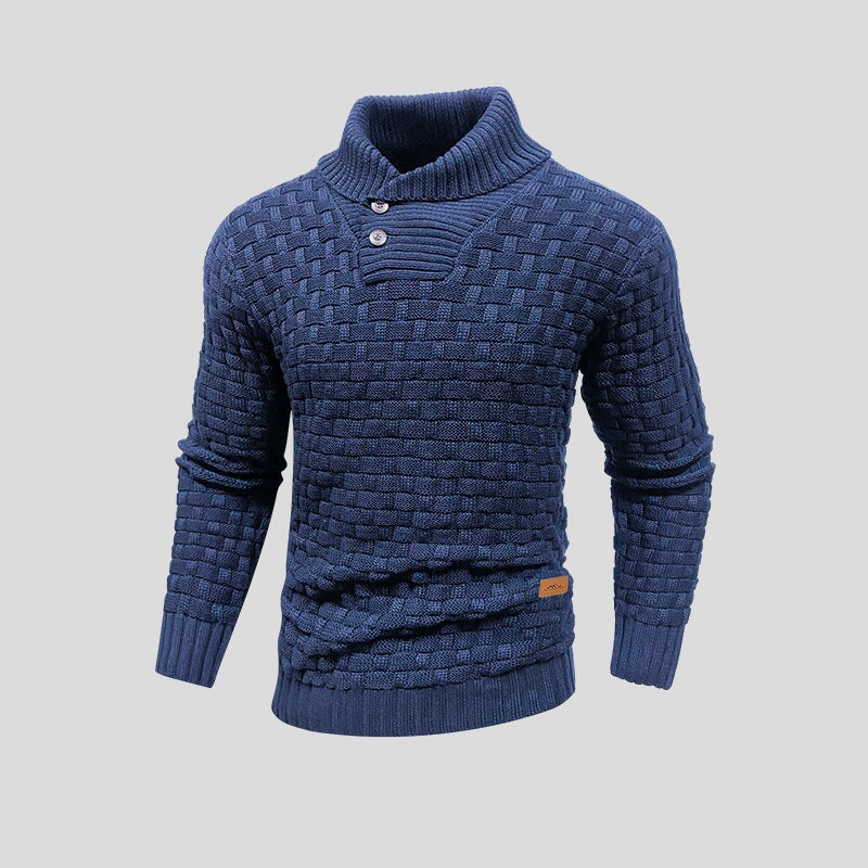 Stylish thermal knitted sweater for men