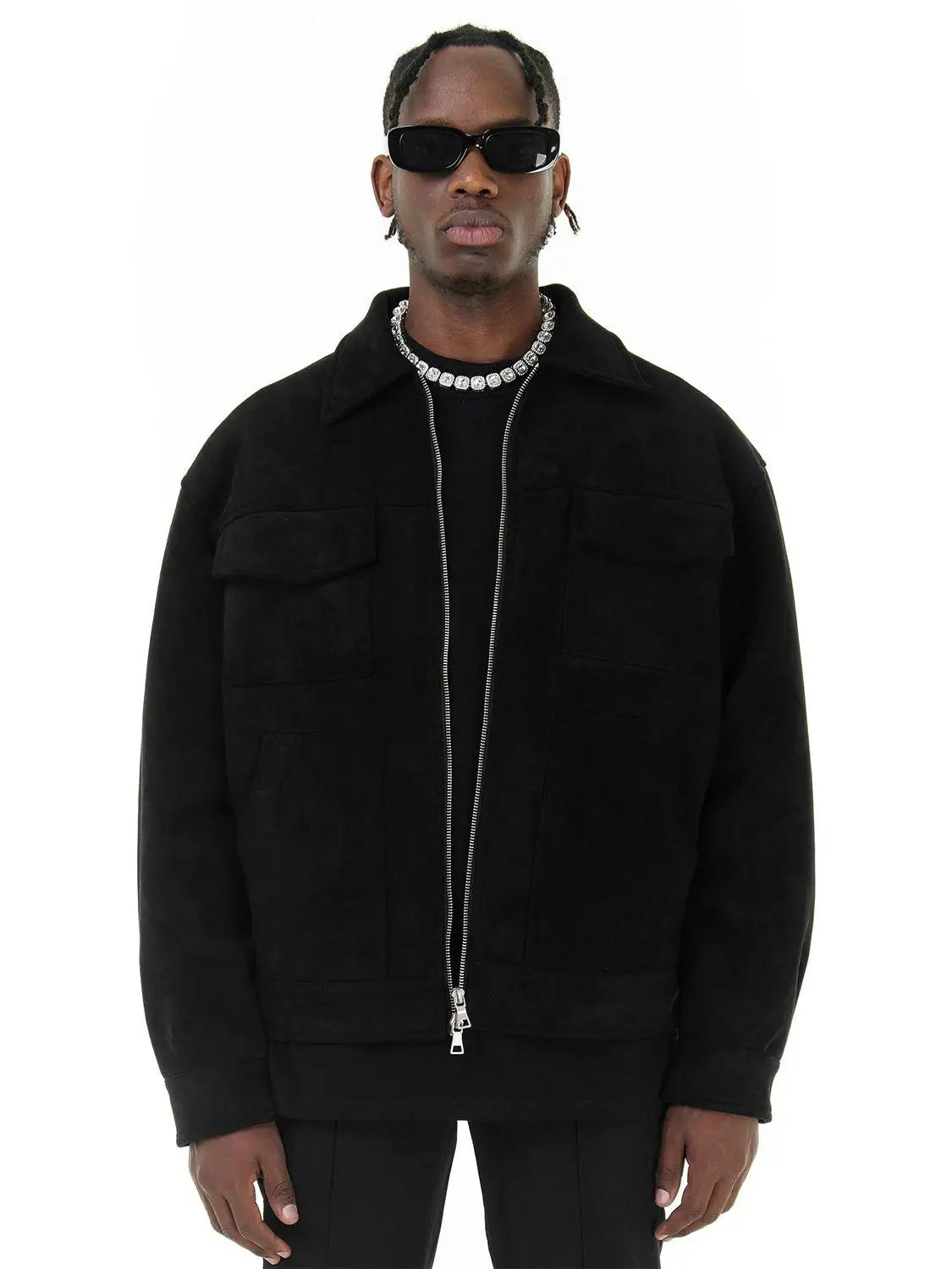 Oversized Mens Jacket For Autumn Versatile Everyday Wear With Practical Pockets And Comfortable Fit
