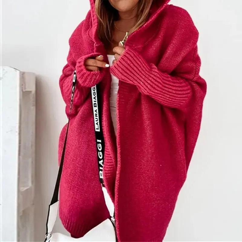 Oversized Hooded Cardigan for Women – Cozy & Effortless Style