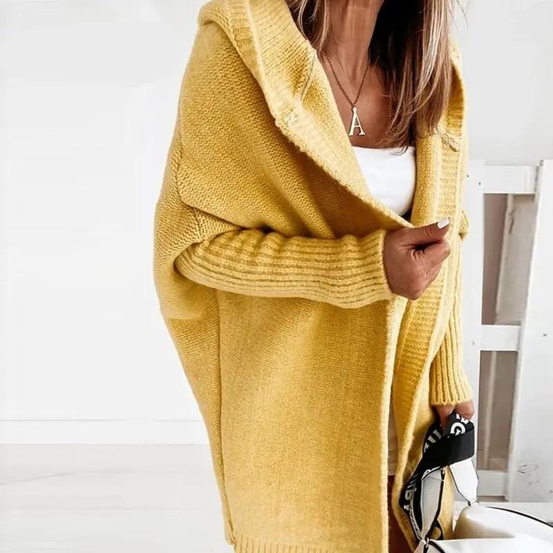 Oversized Hooded Cardigan for Women – Cozy & Effortless Style