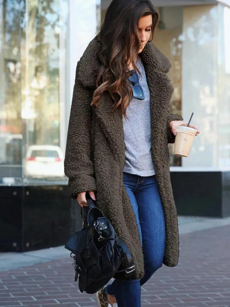 Oversized Teddy Coat for Women – Cozy & Stylish Warmth
