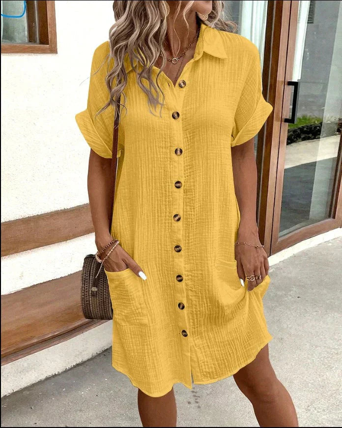 Ziska Oversized Polo Dress For Women Comfortable Timeless Elegance For Work Or Weekend