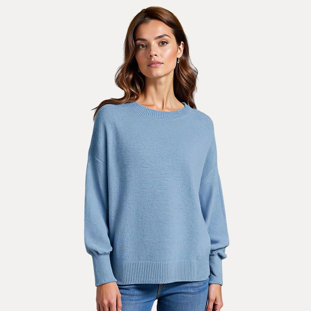 Oversized Knit Sweater For Women Cozy Warmth Soft Material Versatile Everyday Wear