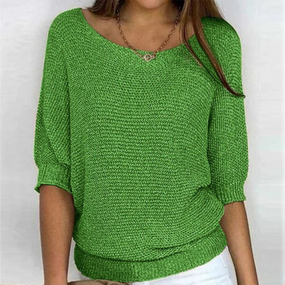 Oliza Women Comfortable Luxury Sweater For Everyday Office And Cozy Feminine Fashion