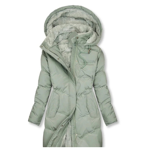 Umayma | Women's Long Winter Coat — Soft Warmth & Daily Elegance