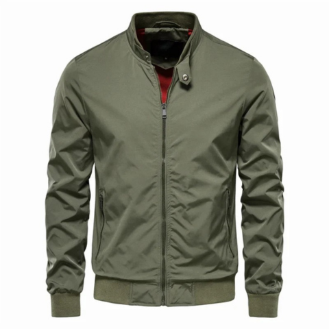Maxence Mens Zippered Jacket For Men Sleek Contemporary Look Versatile Everyday Essential