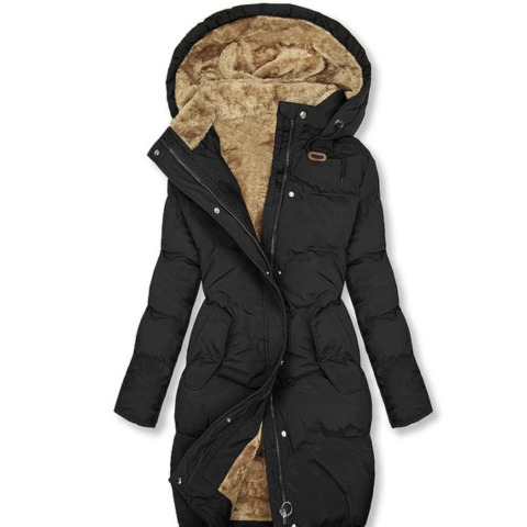 Umayma | Women's Long Winter Coat — Soft Warmth & Daily Elegance