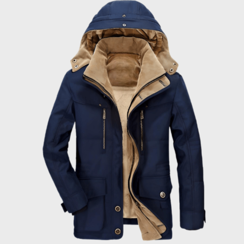 Davy | Men's Winter Jacket with Hood — Warmth & Urban Elegance