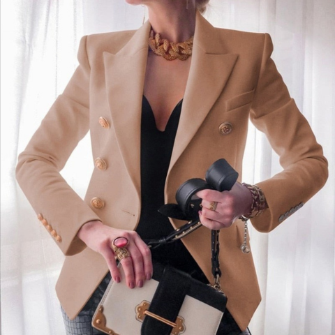 Nawel Classic Blazer Jacket For Women With Structured Silhouette And Timeless Elegance