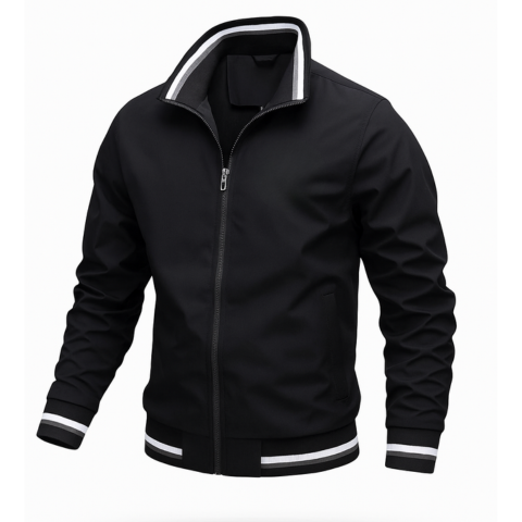Yann | Men's Zip Jacket — Sporty Style & Urban Elegance