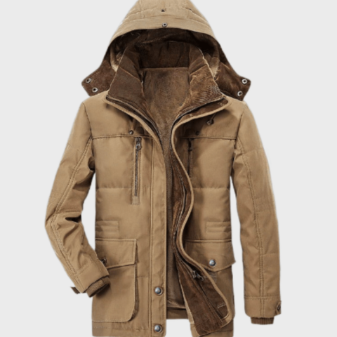 Davy | Men's Winter Jacket with Hood — Warmth & Urban Elegance