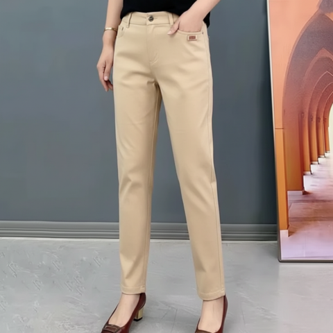 Morgana Womens Casual Pants With Straight Silhouette For Comfort And Everyday Versatility
