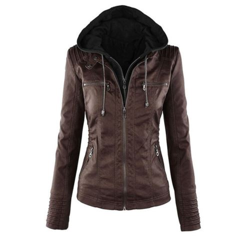 Germaine | Fitted Hooded Jacket for Women — Urban Style & Modern Elegance