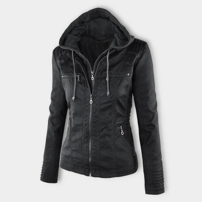 Germaine | Fitted Hooded Jacket for Women — Urban Style & Modern Elegance