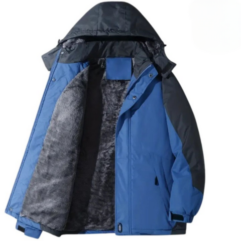 Nevio Men's Hiking Jacket Ultimate Weatherproof Warmth For Outdoor Enthusiasts All Season Protection