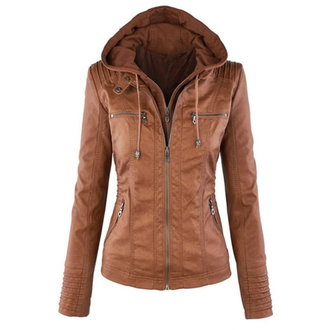 Germaine | Fitted Hooded Jacket for Women — Urban Style & Modern Elegance