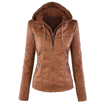 Germaine | Fitted Hooded Jacket for Women — Urban Style & Modern Elegance
