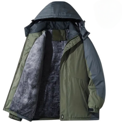 Nevio Men's Hiking Jacket Ultimate Weatherproof Warmth For Outdoor Enthusiasts All Season Protection
