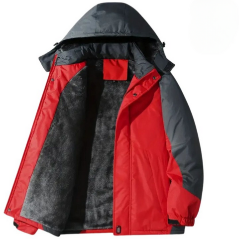 Nevio Men's Hiking Jacket Ultimate Weatherproof Warmth For Outdoor Enthusiasts All Season Protection
