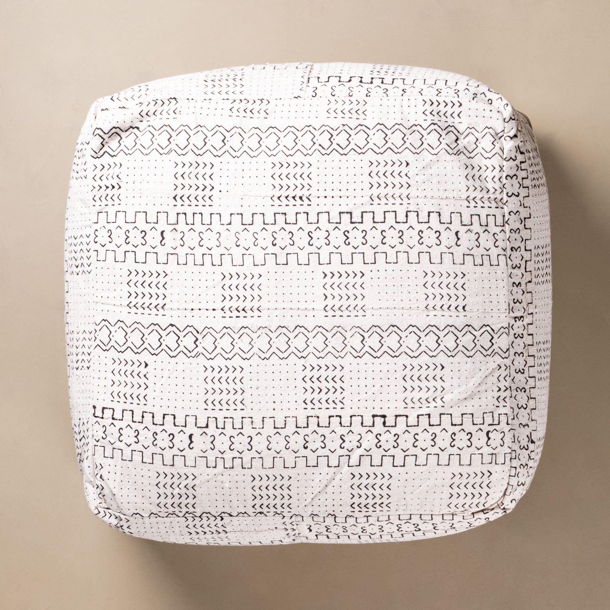 African tribal mudcloth Floor Pillow Cover - TrendAura