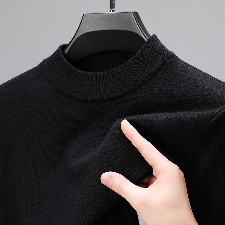 Silas Pure Cashmere Sweater Slim Fit Knit With Ribbed Detail For Luxury Comfort Everyday Wear